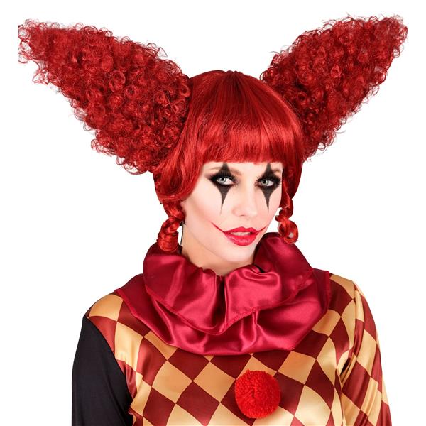 Grote foto halloween pruik rood clown verzamelen overige verzamelingen