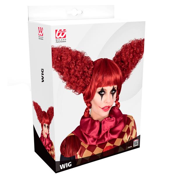 Grote foto halloween pruik rood clown verzamelen overige verzamelingen
