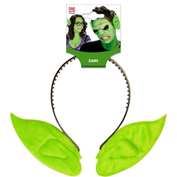 Grote foto halloween haarband groen oren verzamelen overige verzamelingen