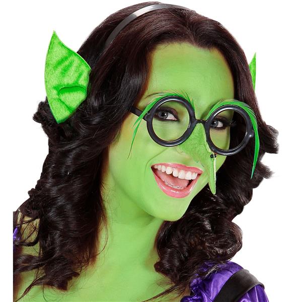 Grote foto halloween haarband groen oren verzamelen overige verzamelingen
