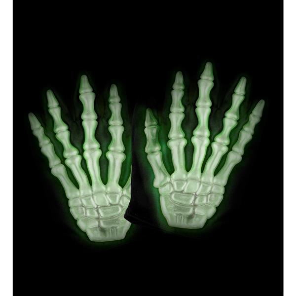 Grote foto halloween handschoenen zwart wit skelet verzamelen overige verzamelingen