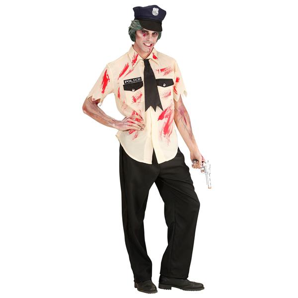 Grote foto halloween kostuum zombie politie verzamelen overige verzamelingen