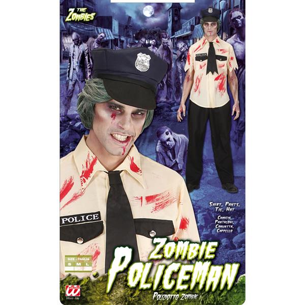 Grote foto halloween kostuum zombie politie verzamelen overige verzamelingen