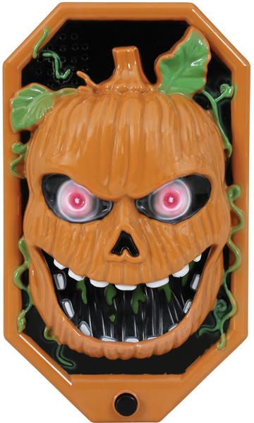 Grote foto halloween decoratie deurbel pompoen met licht geluid en beweging verzamelen overige verzamelingen