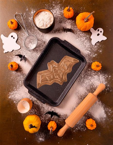 Grote foto halloween koekvormpjes vleermuis 32cm verzamelen overige verzamelingen