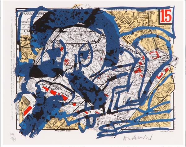 Grote foto gezocht pierre alechinsky kunstwerken e.a. antiek en kunst litho en zeefdrukken