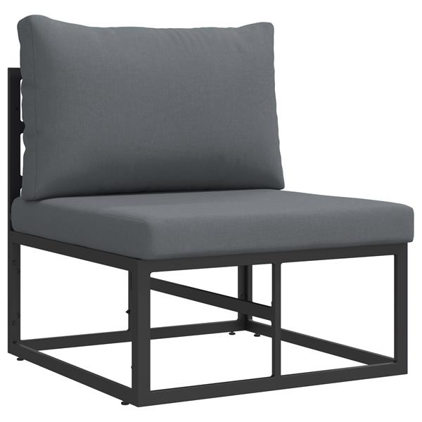Grote foto vidaxl buitenmeubelsets met kussen met kussen zwart en anthraciet tuin en terras tuinmeubelen