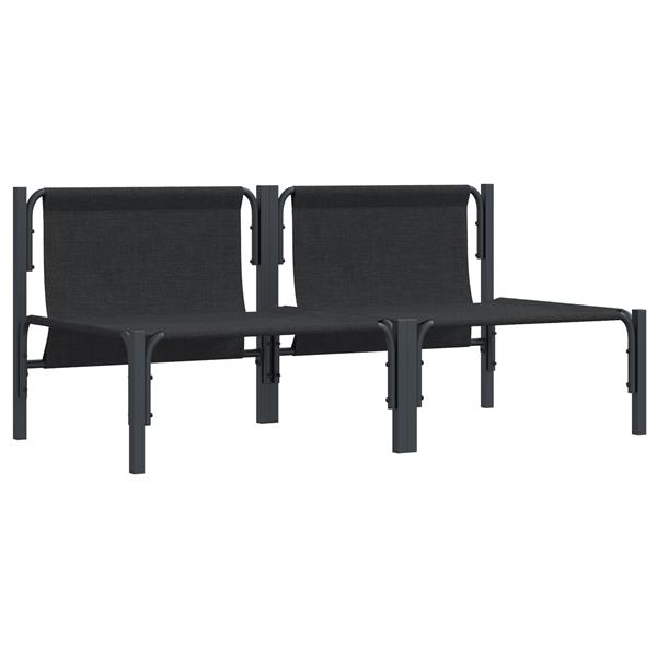 Grote foto vidaxl buitenmeubelsets met kussen met kussen 2 pcs antraciet tuin en terras tuinmeubelen