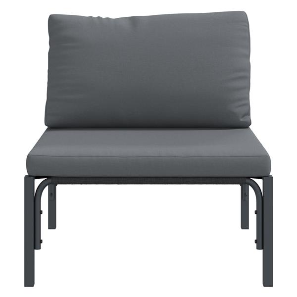 Grote foto vidaxl buitenmeubelsets met kussen met kussen antraciet tuin en terras tuinmeubelen