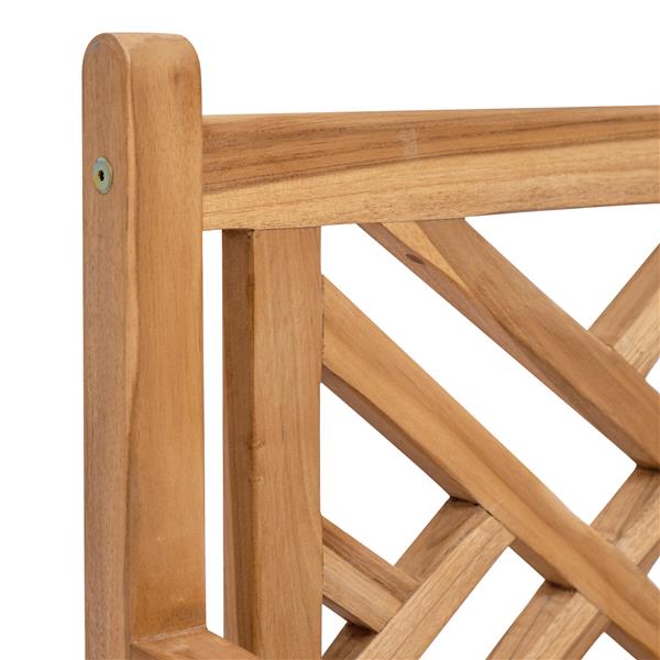 Grote foto vidaxl tuinstoel 2 pcs bruin 58 x 60 x 90 cm massief teakhout tuin en terras tuinmeubelen