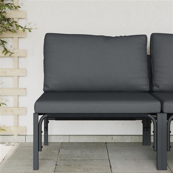 Grote foto vidaxl buitenmeubelsets met kussen met kussen antraciet tuin en terras tuinmeubelen