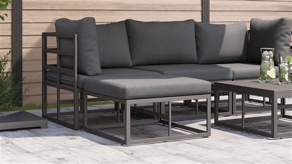 Grote foto vidaxl buitenmeubelsets met kussen zwart en anthraciet tuin en terras tuinmeubelen