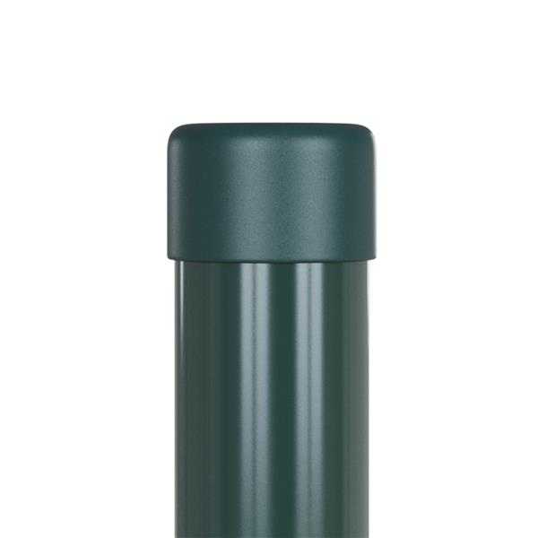 Grote foto vidaxl hekpalen 12 pcs groen 70 cm poedergecoat staal tuin en terras overige tuin en terras