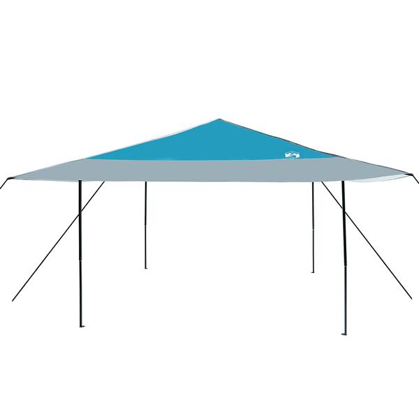 Grote foto vidaxl luifeltent blauw 400 x 400 x 227 236 245 cm oxford stof tuin en terras overige tuin en terras