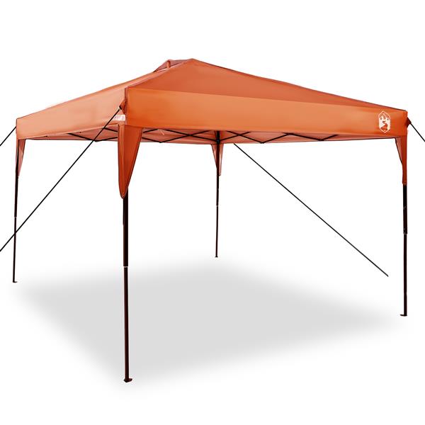 Grote foto vidaxl luifeltent oranje 300 x 300 x 227 236 245 cm oxford stof tuin en terras overige tuin en terras