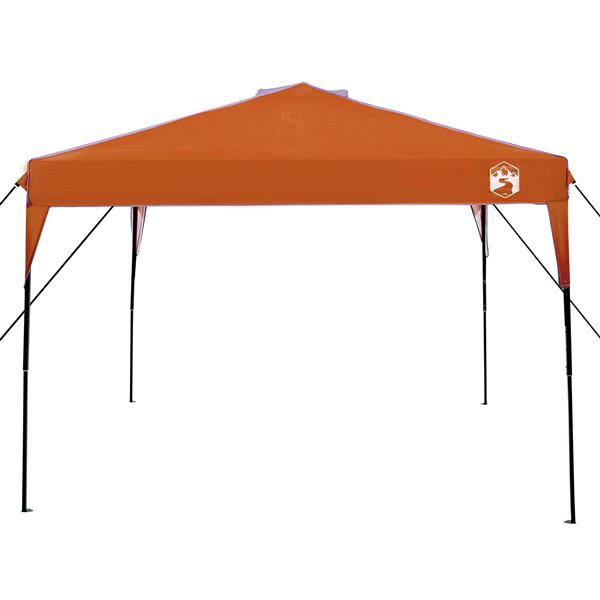 Grote foto vidaxl luifeltent oranje 300 x 300 x 227 236 245 cm oxford stof tuin en terras overige tuin en terras