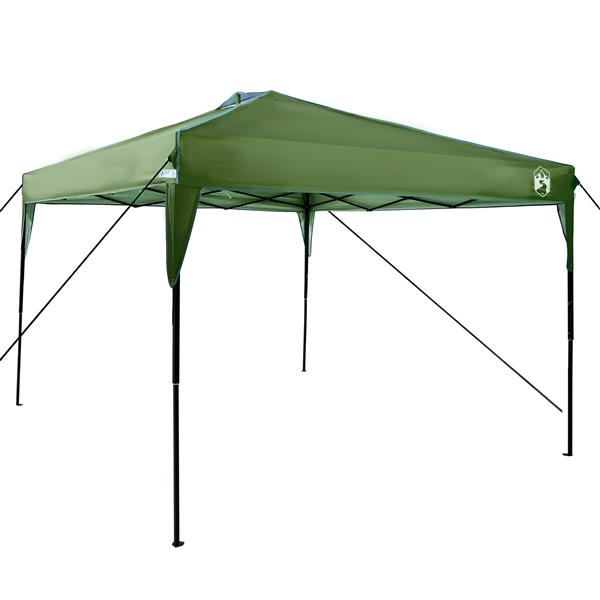 Grote foto vidaxl luifeltent groen 300 x 300 x 227 236 245 cm oxford stof tuin en terras overige tuin en terras