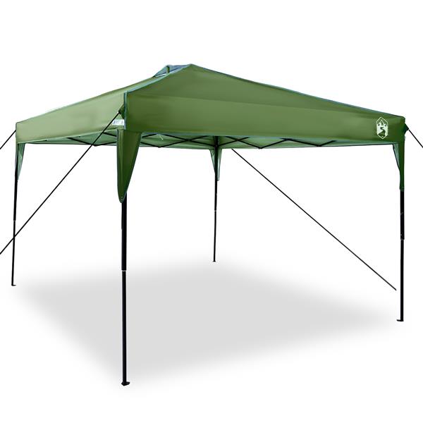 Grote foto vidaxl luifeltent groen 300 x 300 x 227 236 245 cm oxford stof tuin en terras overige tuin en terras