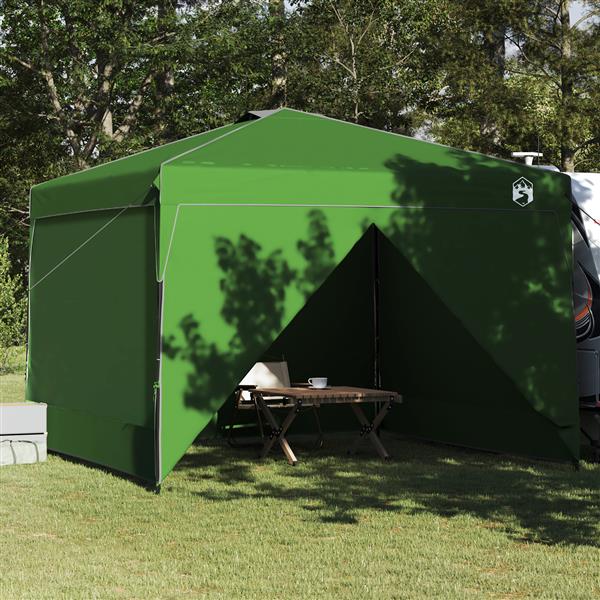 Grote foto vidaxl luifeltent groen 300 x 300 x 227 236 245 cm oxford stof tuin en terras overige tuin en terras