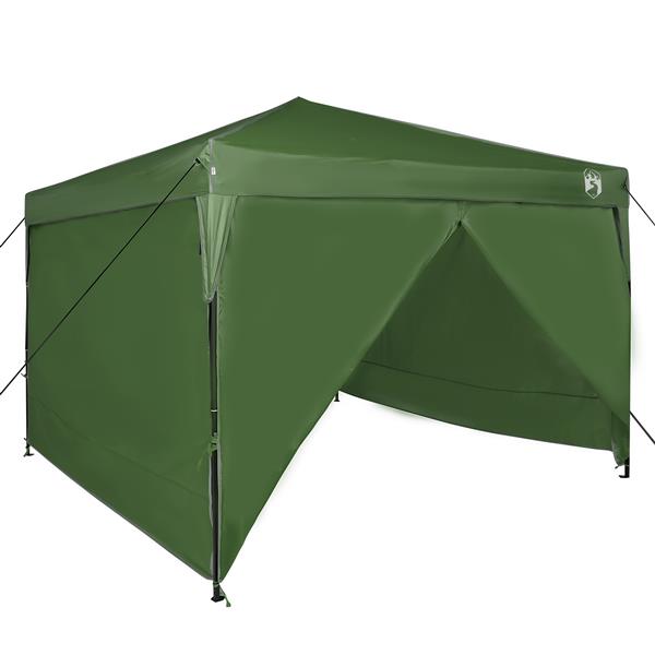 Grote foto vidaxl luifeltent groen 300 x 300 x 227 236 245 cm oxford stof tuin en terras overige tuin en terras