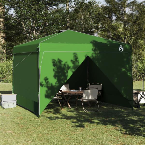 Grote foto vidaxl luifeltent groen 300 x 300 x 227 236 245 cm oxford stof tuin en terras overige tuin en terras