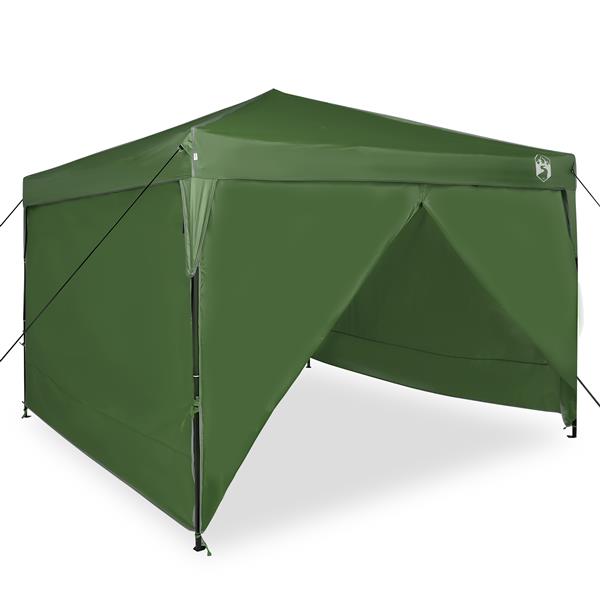 Grote foto vidaxl luifeltent groen 300 x 300 x 227 236 245 cm oxford stof tuin en terras overige tuin en terras