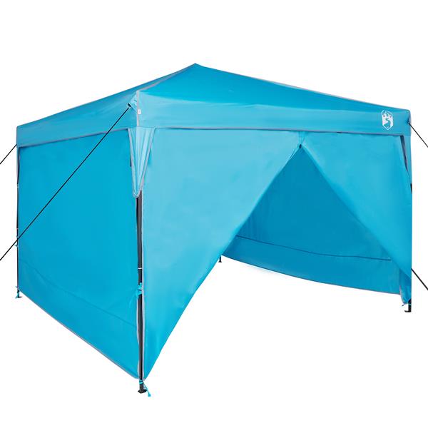 Grote foto vidaxl luifeltent blauw 300 x 300 x 227 236 245 cm oxford stof tuin en terras overige tuin en terras