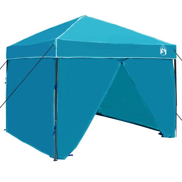 Grote foto vidaxl luifeltent blauw 250 x 250 x 227 236 245 cm oxford stof tuin en terras overige tuin en terras