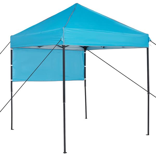 Grote foto vidaxl luifeltent blauw 200 x 200 cm oxford stof tuin en terras overige tuin en terras