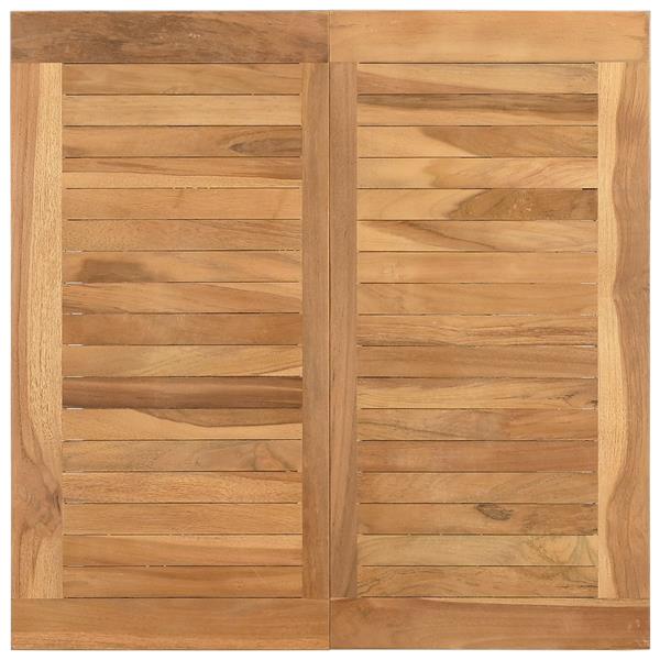 Grote foto vidaxl salontafel bruin 60 x 60 x 45 cm massief teakhout tuin en terras tuinmeubelen