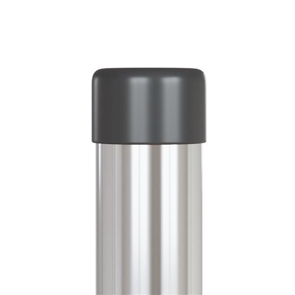 Grote foto vidaxl hekpalen 12 pcs zilver 120 cm gegalvaniseerd staal tuin en terras overige tuin en terras