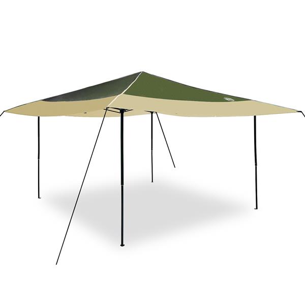 Grote foto vidaxl luifeltent groen 400 x 400 x 227 236 245 cm oxford stof tuin en terras overige tuin en terras