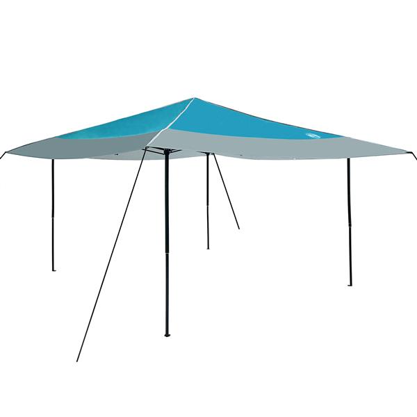 Grote foto vidaxl luifeltent blauw 400 x 400 x 227 236 245 cm oxford stof tuin en terras overige tuin en terras