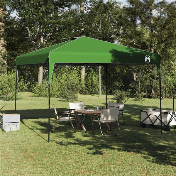 Grote foto vidaxl luifeltent groen 300 x 300 x 227 236 245 cm oxford stof tuin en terras overige tuin en terras