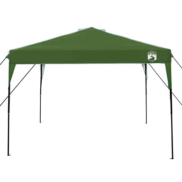 Grote foto vidaxl luifeltent groen 300 x 300 x 227 236 245 cm oxford stof tuin en terras overige tuin en terras