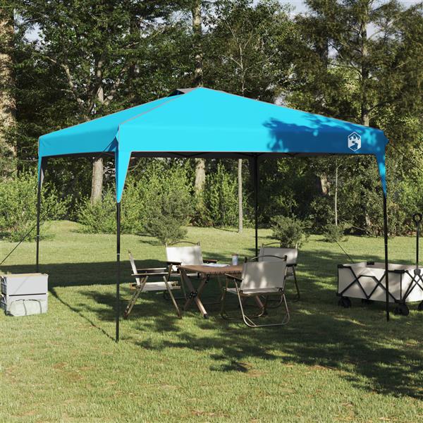 Grote foto vidaxl luifeltent blauw 300 x 300 x 227 236 245 cm oxford stof tuin en terras overige tuin en terras
