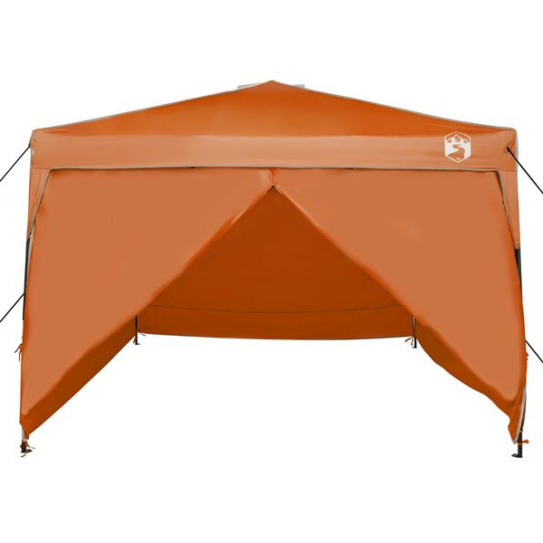 Grote foto vidaxl luifeltent oranje 300 x 300 x 227 236 245 cm oxford stof tuin en terras overige tuin en terras