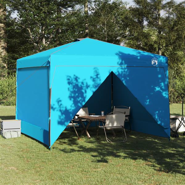 Grote foto vidaxl luifeltent blauw 300 x 300 x 227 236 245 cm oxford stof tuin en terras overige tuin en terras