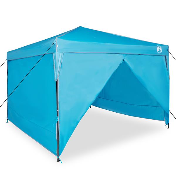 Grote foto vidaxl luifeltent blauw 300 x 300 x 227 236 245 cm oxford stof tuin en terras overige tuin en terras