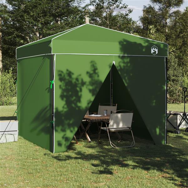 Grote foto vidaxl luifeltent groen 250 x 250 x 227 236 245 cm oxford stof tuin en terras overige tuin en terras