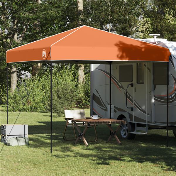 Grote foto vidaxl luifeltent oranje 250 x 250 x 227 236 245 cm oxford stof tuin en terras overige tuin en terras