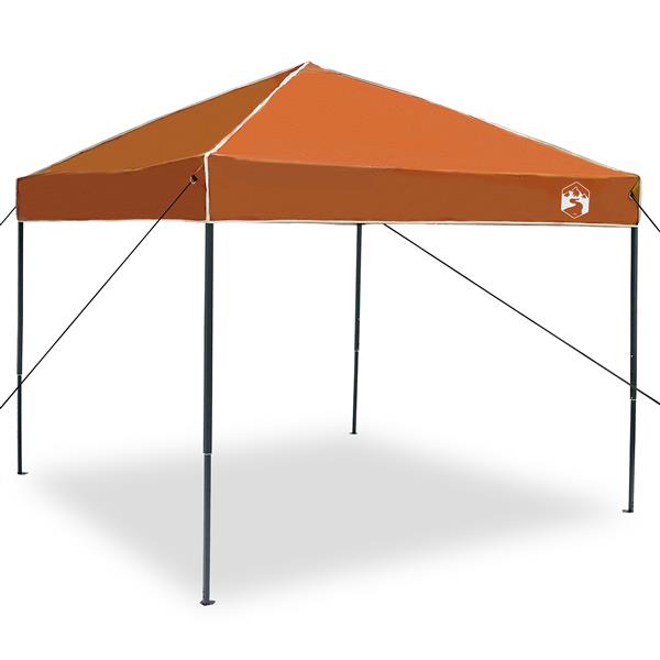 Grote foto vidaxl luifeltent oranje 250 x 250 x 227 236 245 cm oxford stof tuin en terras overige tuin en terras