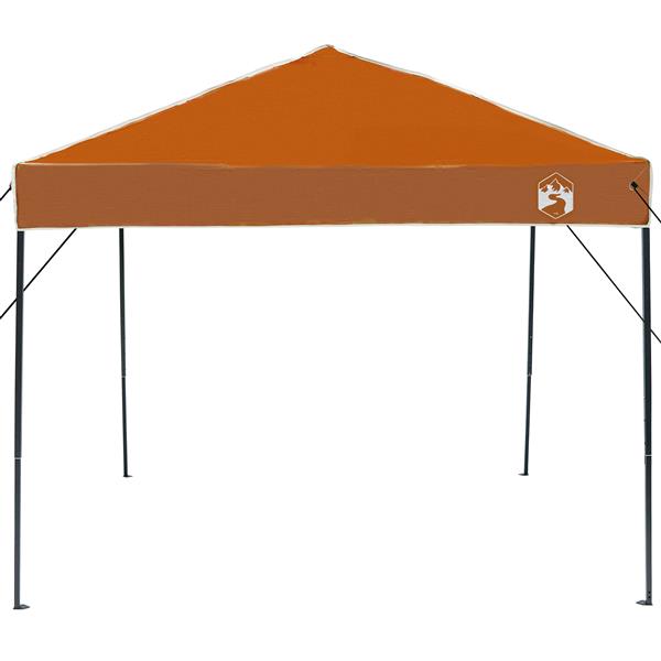 Grote foto vidaxl luifeltent oranje 250 x 250 x 227 236 245 cm oxford stof tuin en terras overige tuin en terras