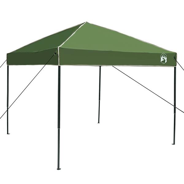 Grote foto vidaxl luifeltent groen 250 x 250 x 227 236 245 cm oxford stof tuin en terras overige tuin en terras