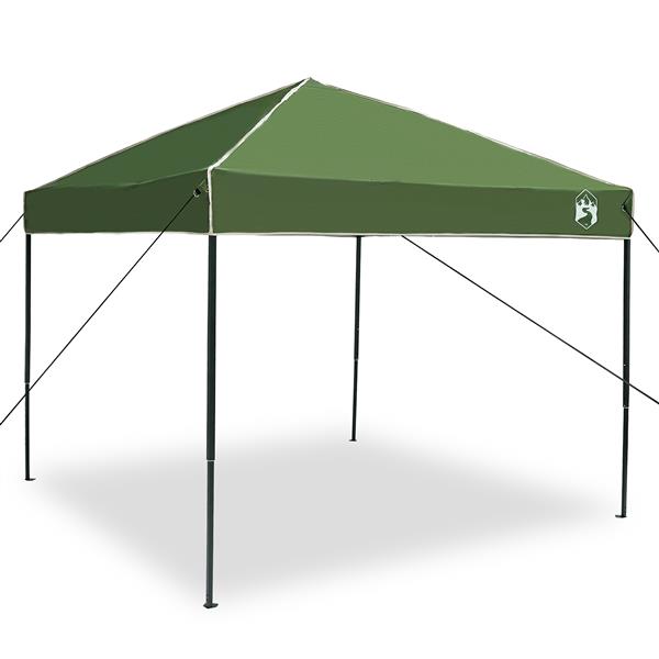 Grote foto vidaxl luifeltent groen 250 x 250 x 227 236 245 cm oxford stof tuin en terras overige tuin en terras