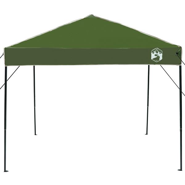 Grote foto vidaxl luifeltent groen 250 x 250 x 227 236 245 cm oxford stof tuin en terras overige tuin en terras