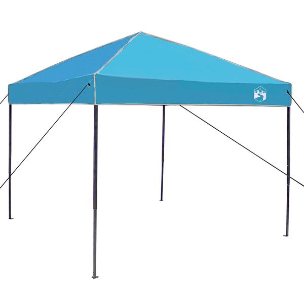 Grote foto vidaxl luifeltent blauw 250 x 250 x 227 236 245 cm oxford stof tuin en terras overige tuin en terras