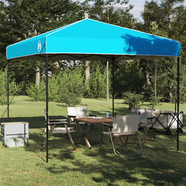 Grote foto vidaxl luifeltent blauw 250 x 250 x 227 236 245 cm oxford stof tuin en terras overige tuin en terras
