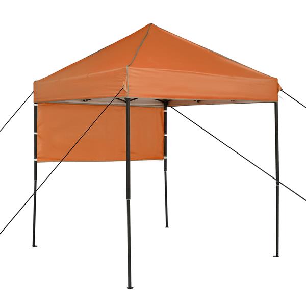 Grote foto vidaxl luifeltent oranje 200 x 200 cm oxford stof tuin en terras overige tuin en terras