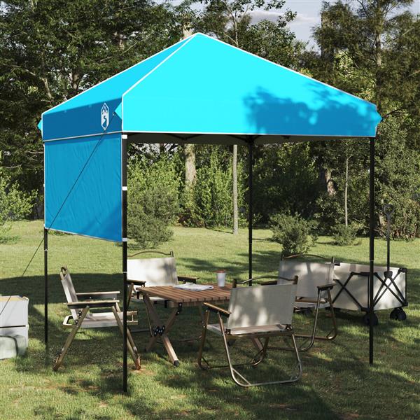 Grote foto vidaxl luifeltent blauw 200 x 200 cm oxford stof tuin en terras overige tuin en terras